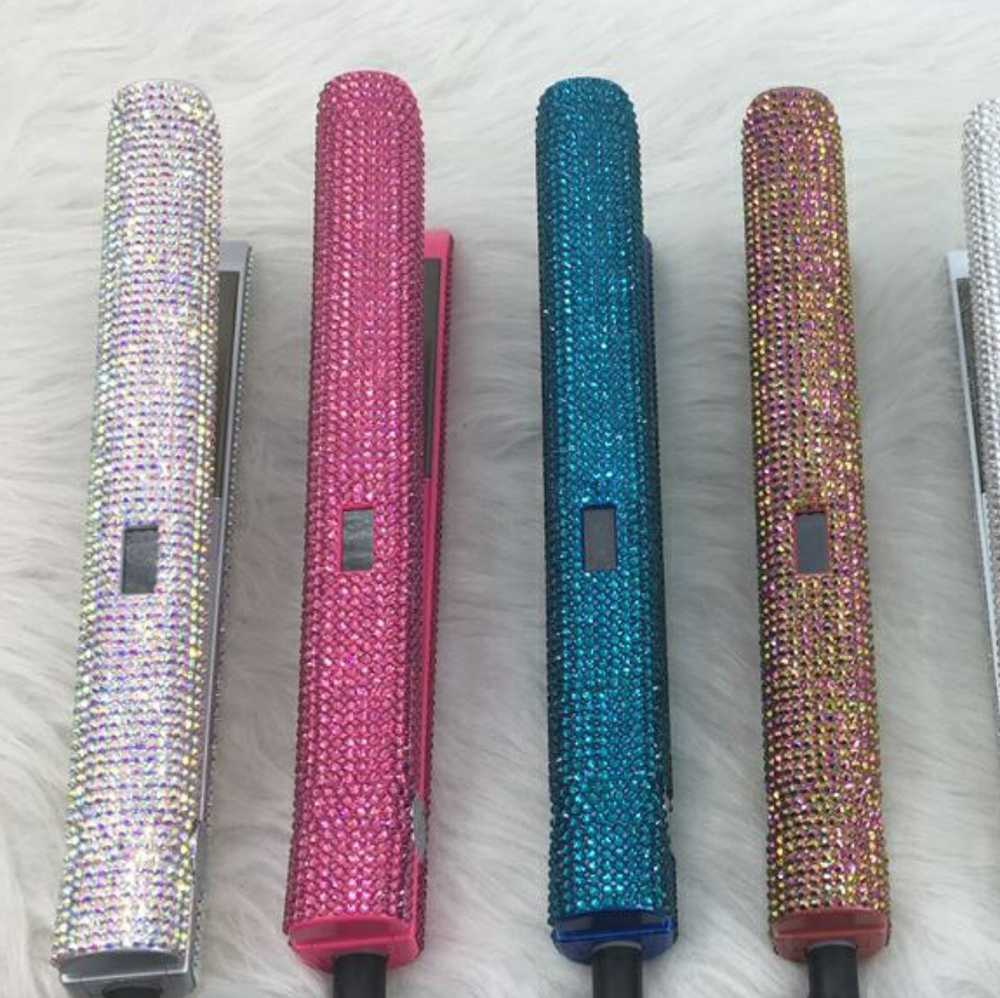 Bling Flat Iron - Handmade